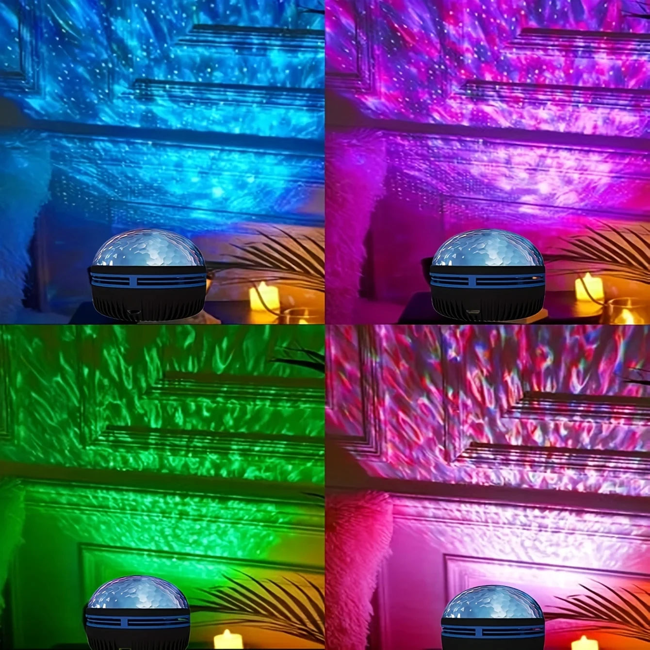 Star & Galaxy Projector Night Light – 7 Colors