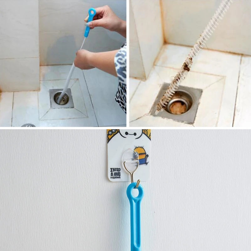 Bendable Sink & Pipeline Drain Dredge Tool