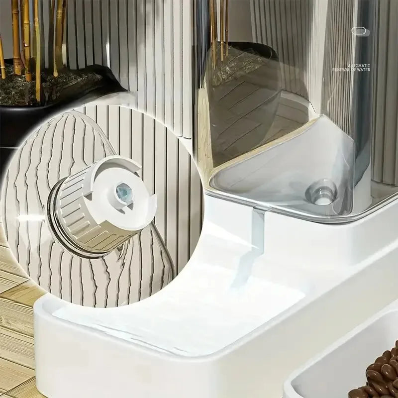 Automatic Pet Gravity Feeder & Waterer Set | For Cats & Dogs