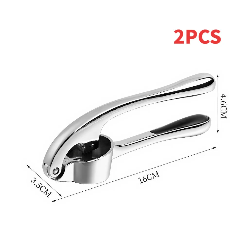 Stainless Steel Garlic Press & Smasher