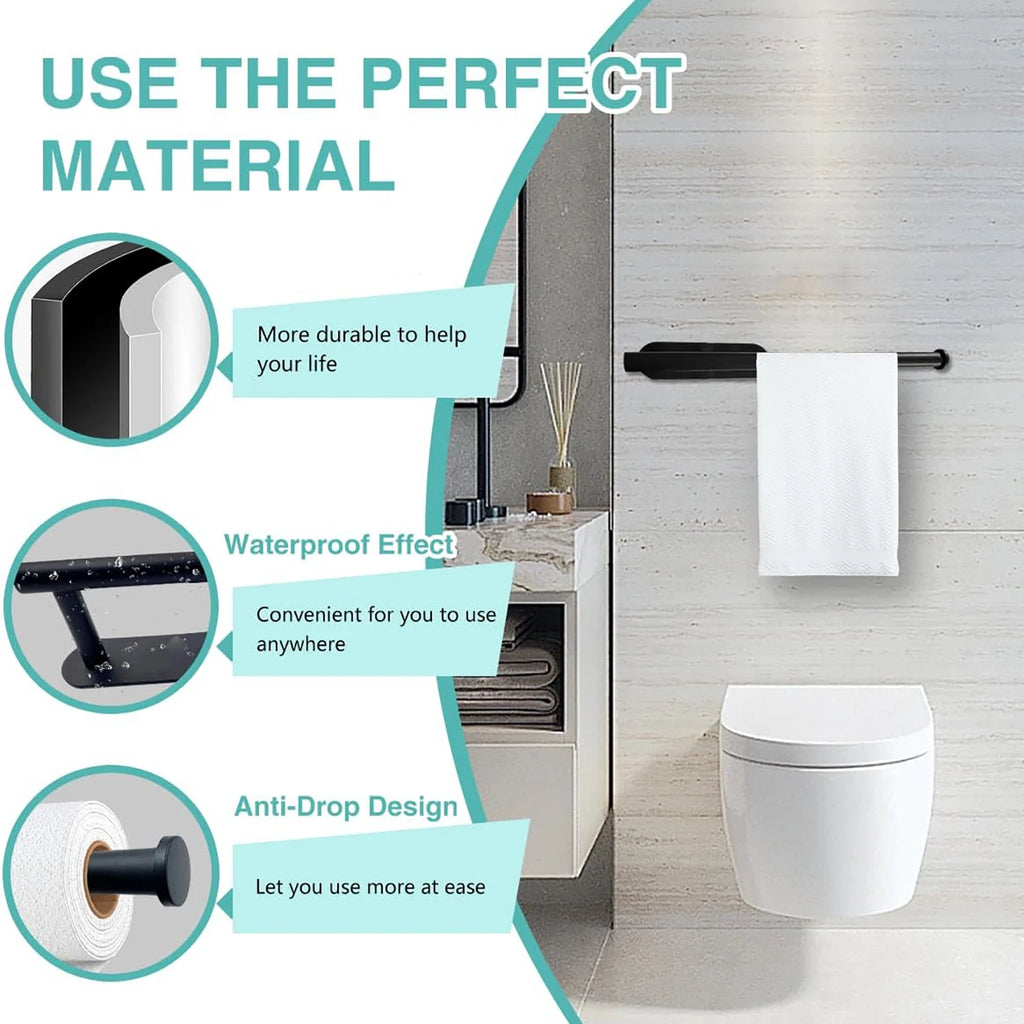 Adhesive Paper Towel & Tissue Roll Holder