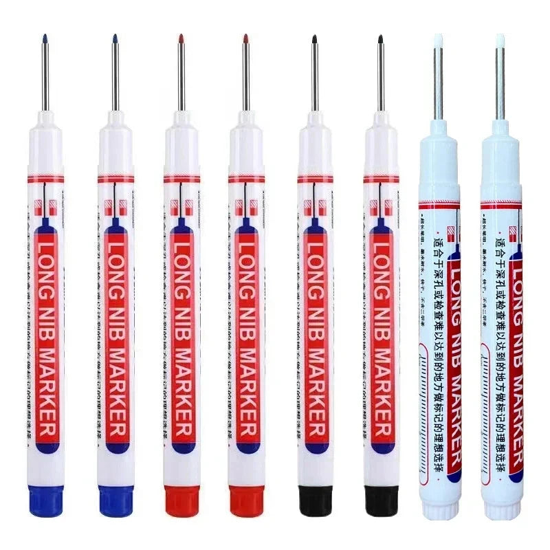 Deep Hole Long Nib Markers – Waterproof Multi-Purpose