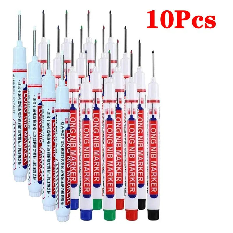 Deep Hole Long Nib Markers – Waterproof Multi-Purpose