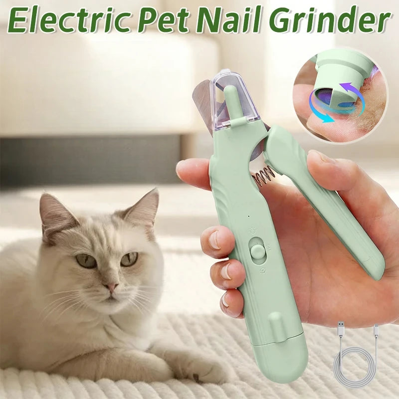 Quiet Pet Nail Grinder with LED Light | For Dogs & Cats