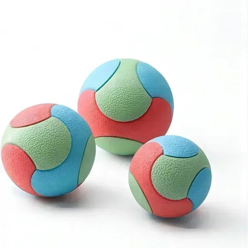 Solid Rubber Dog Ball | Indestructible Chew & Fetch Toy