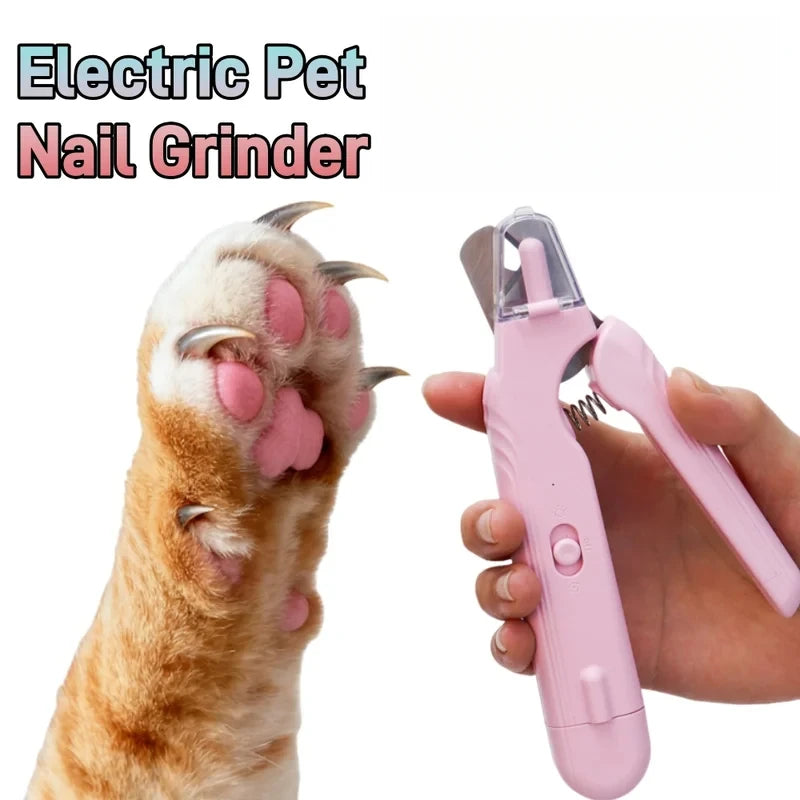 Quiet Pet Nail Grinder with LED Light | For Dogs & Cats