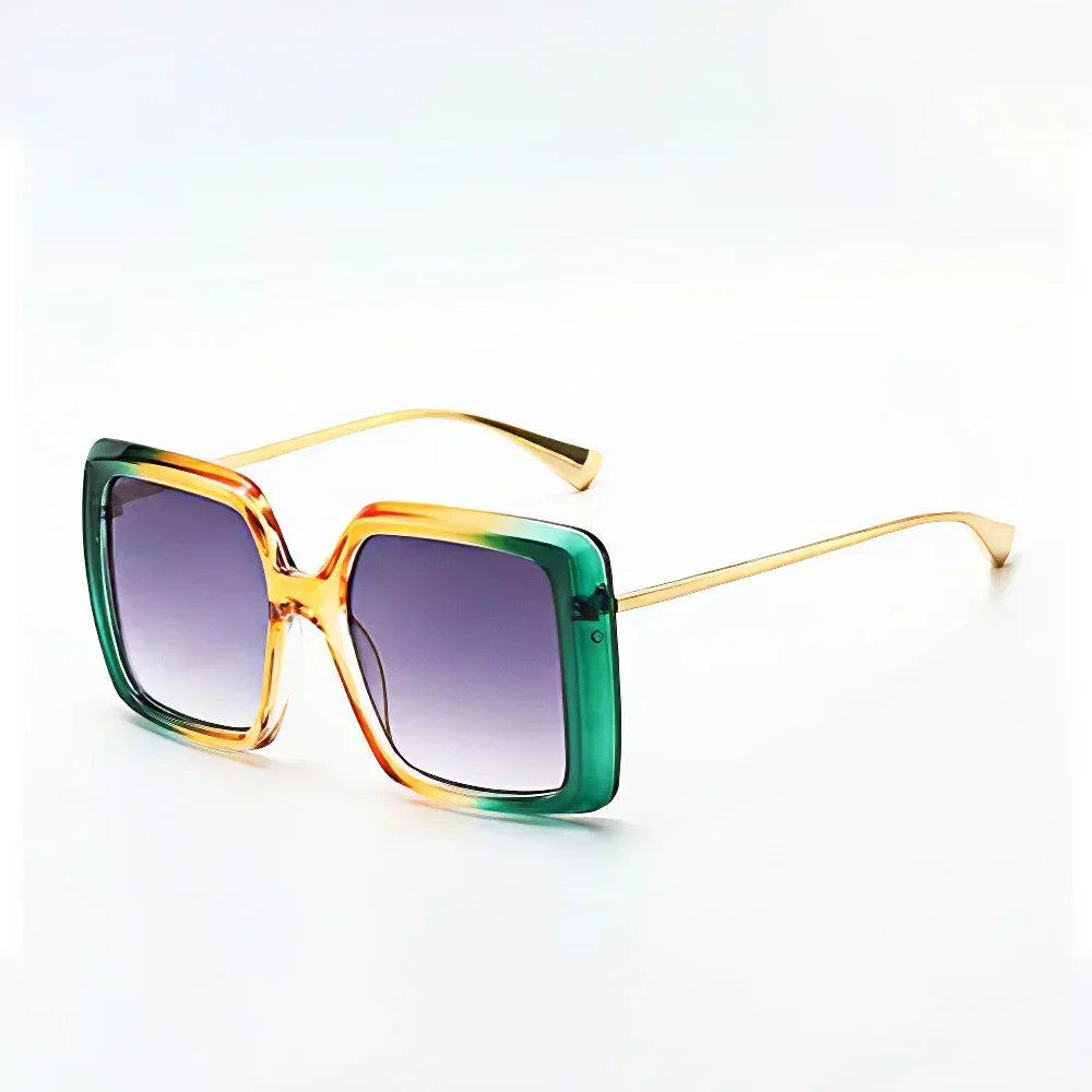 Vintage Trendy Sunglasses for Women – Metal Frame Gradient