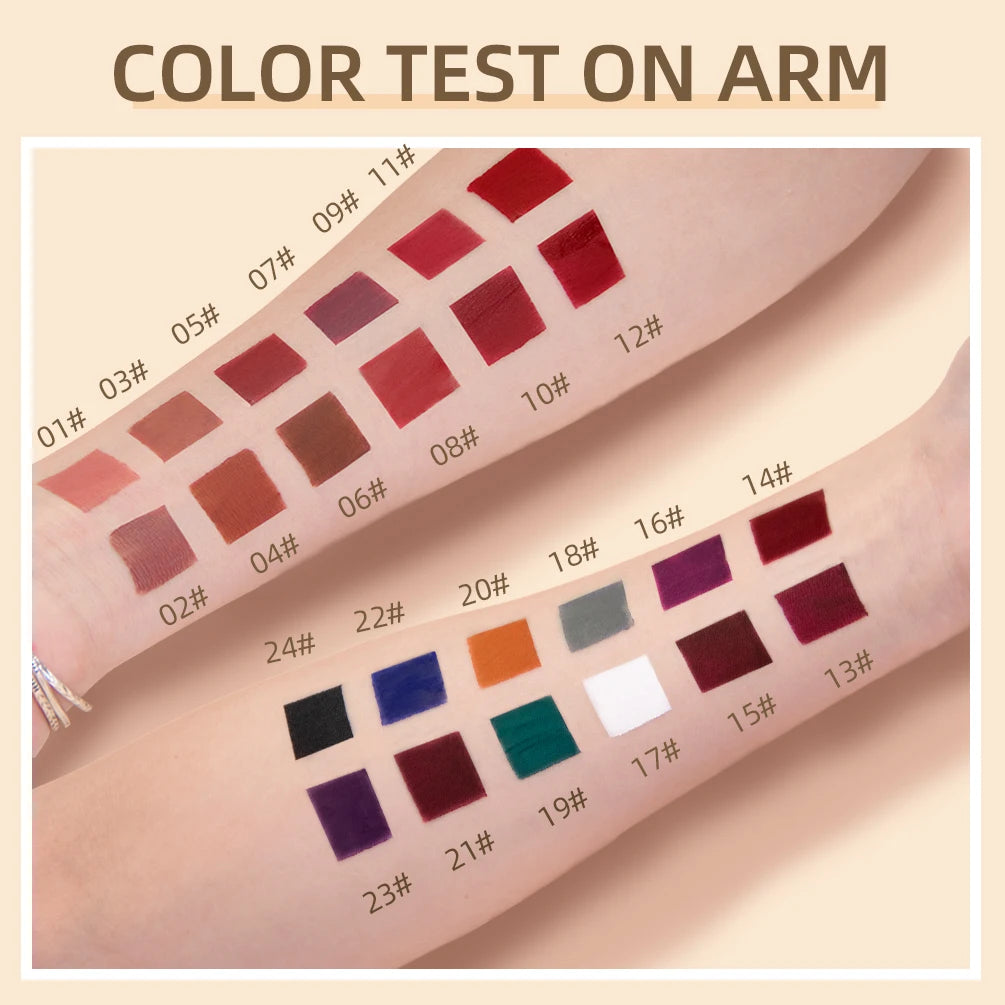 QiBest Matte Liquid Lipstick – 24 Colors