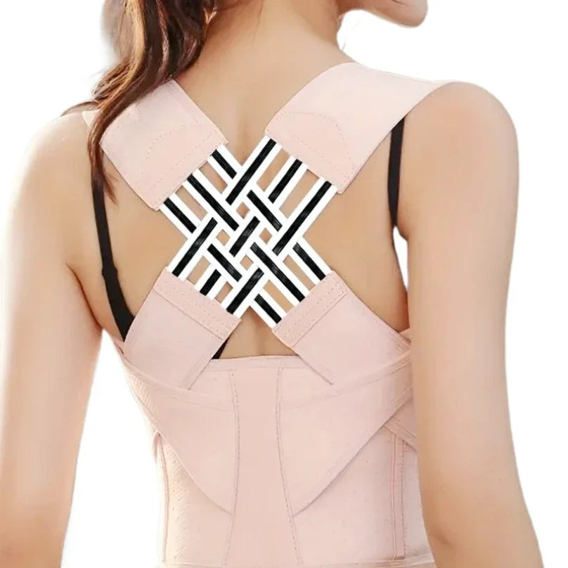 Posture Corrector for Women & Men – Adjustable Back Brace
