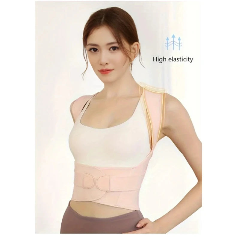 Posture Corrector for Women & Men – Adjustable Back Brace