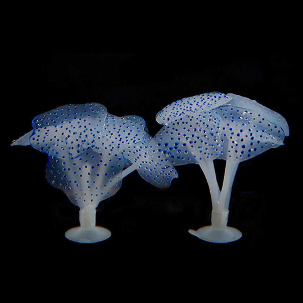 Luminous Anemone Artificial Plant – Aquarium Decor