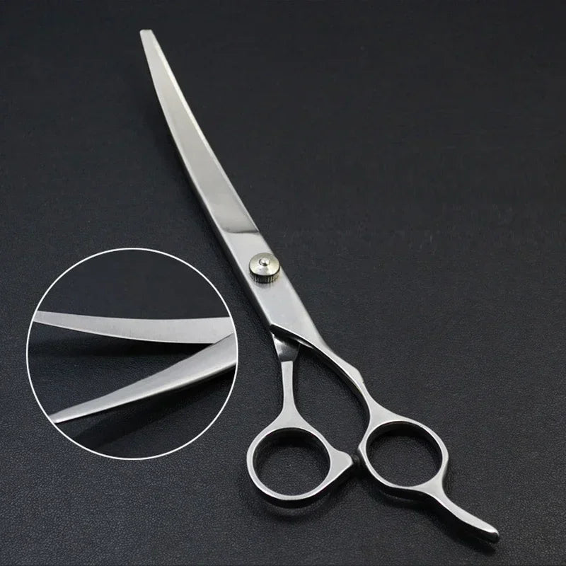 Professional Pet Grooming Scissors Set | Trimming & Bent Scissors