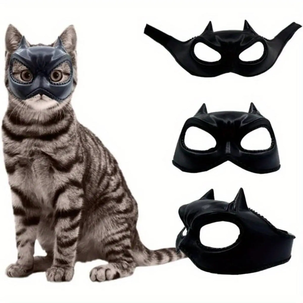 Cat Bat Mask Costume | Feline Role-Play Headpiece Accessory