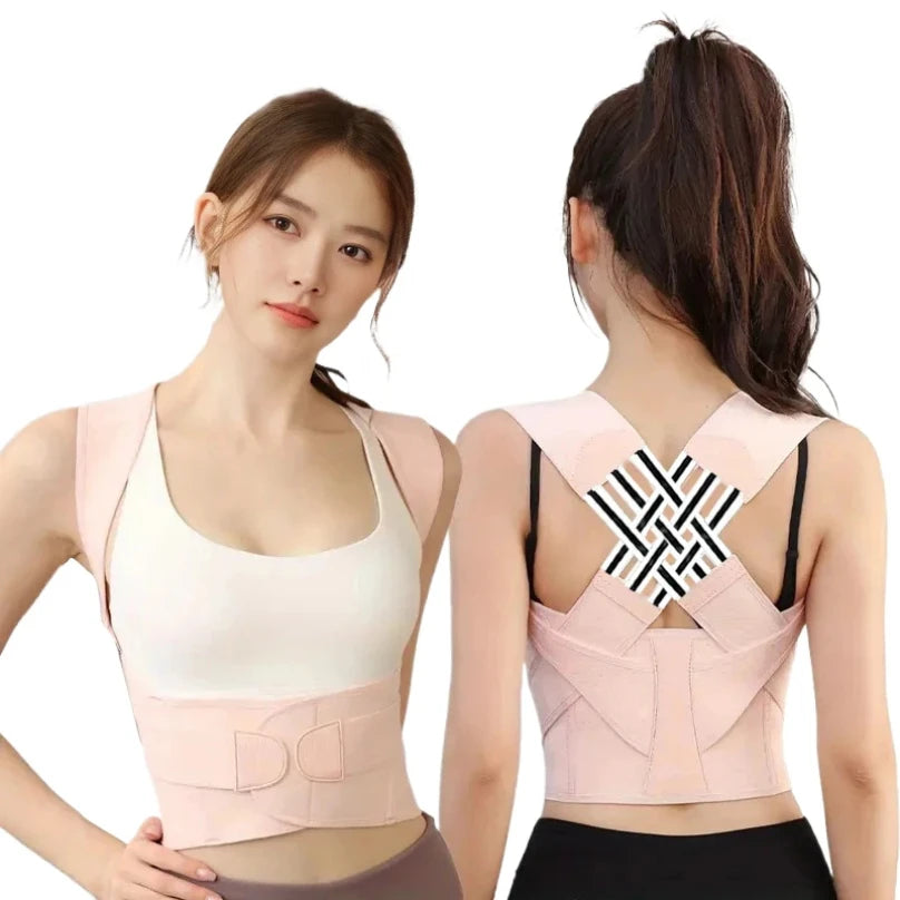 Posture Corrector for Women & Men – Adjustable Back Brace