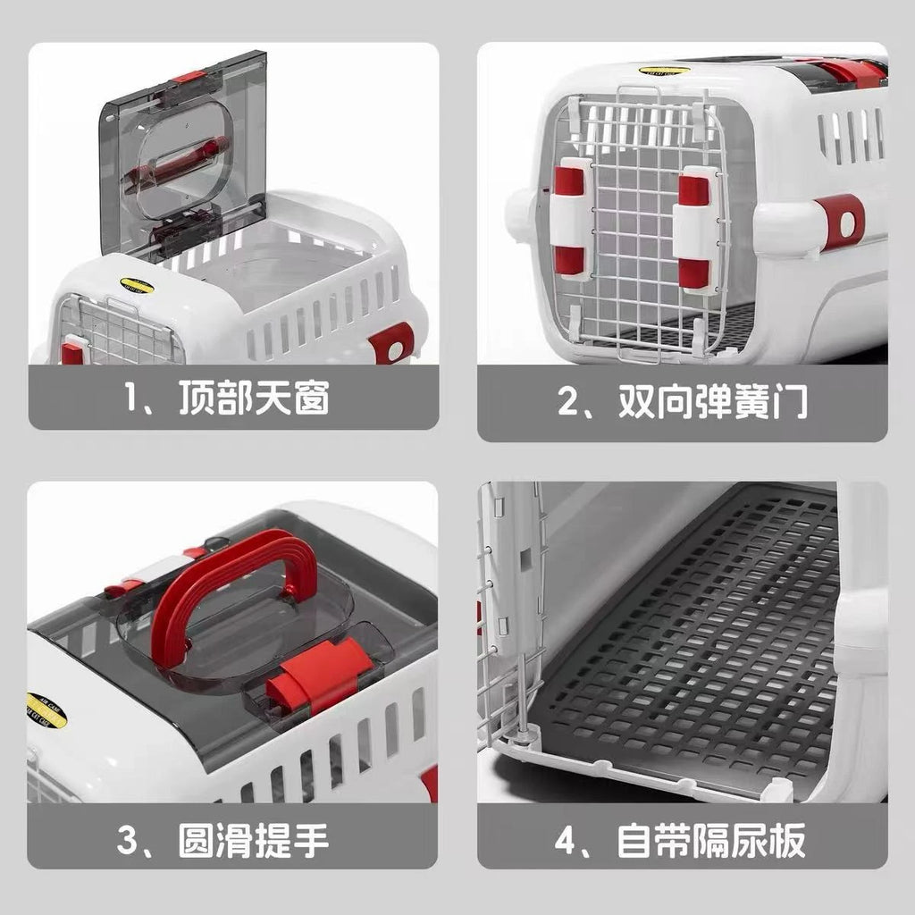 Airline Approved Portable Cat Carrier | Anti-Anxiety Travel Bag