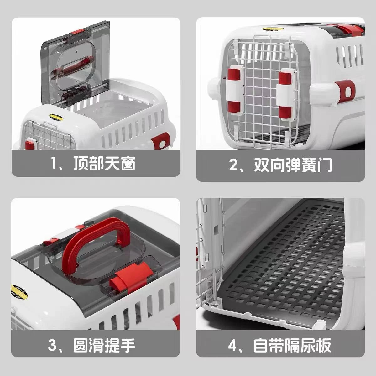 Airline Approved Portable Cat Carrier | Anti-Anxiety Travel Bag