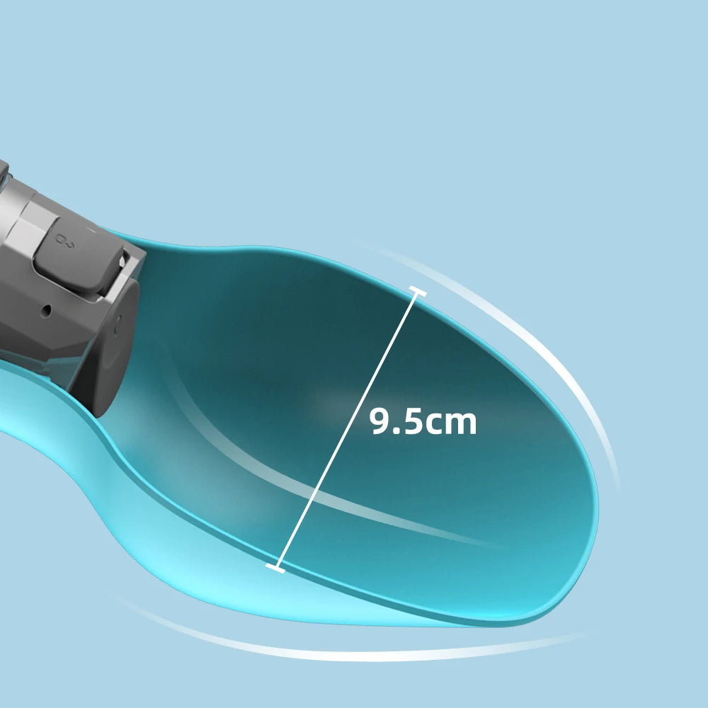 Portable Dog Water Bottle 800ml | Travel Drinking Bowl for Pets
