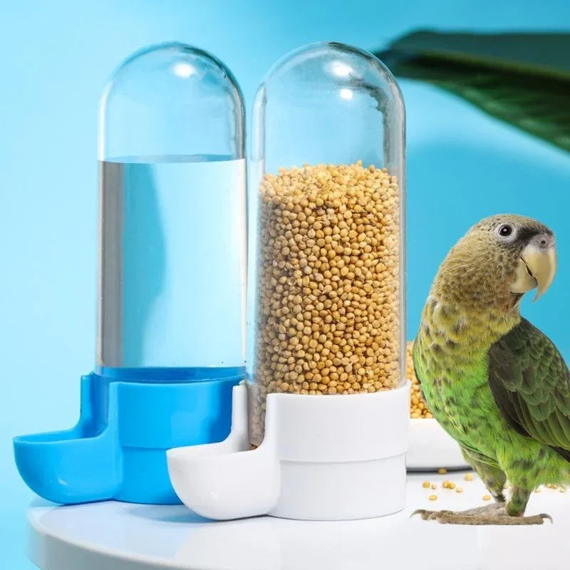 Hanging Bird Feeder & Water Dispenser | Cage Accessory for Parrots