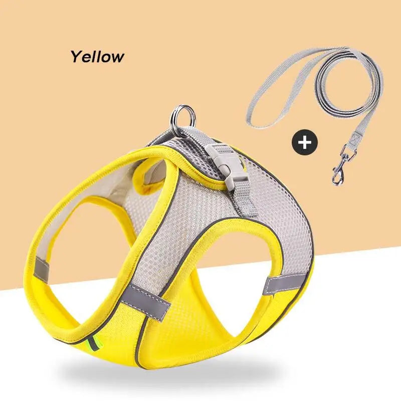Adjustable Reflective Pet Harness with Leash | Escape-Proof Vest