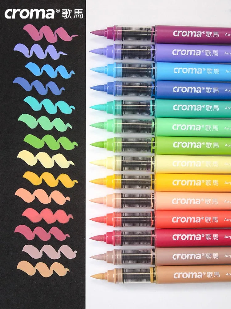 Croma 160/24 Color Replaceable Ink Acrylic Markers