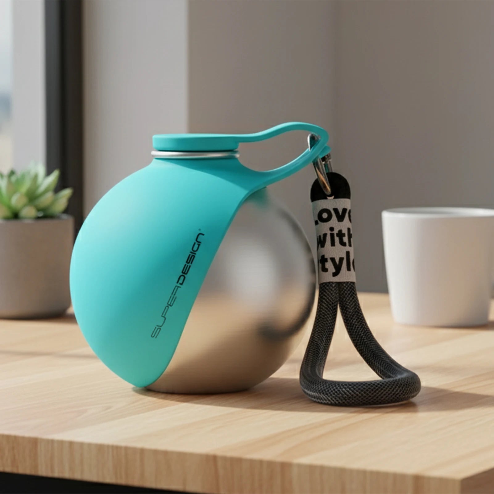 Stainless Steel Collapsible Dog Water Bottle | Portable Ball Bowl