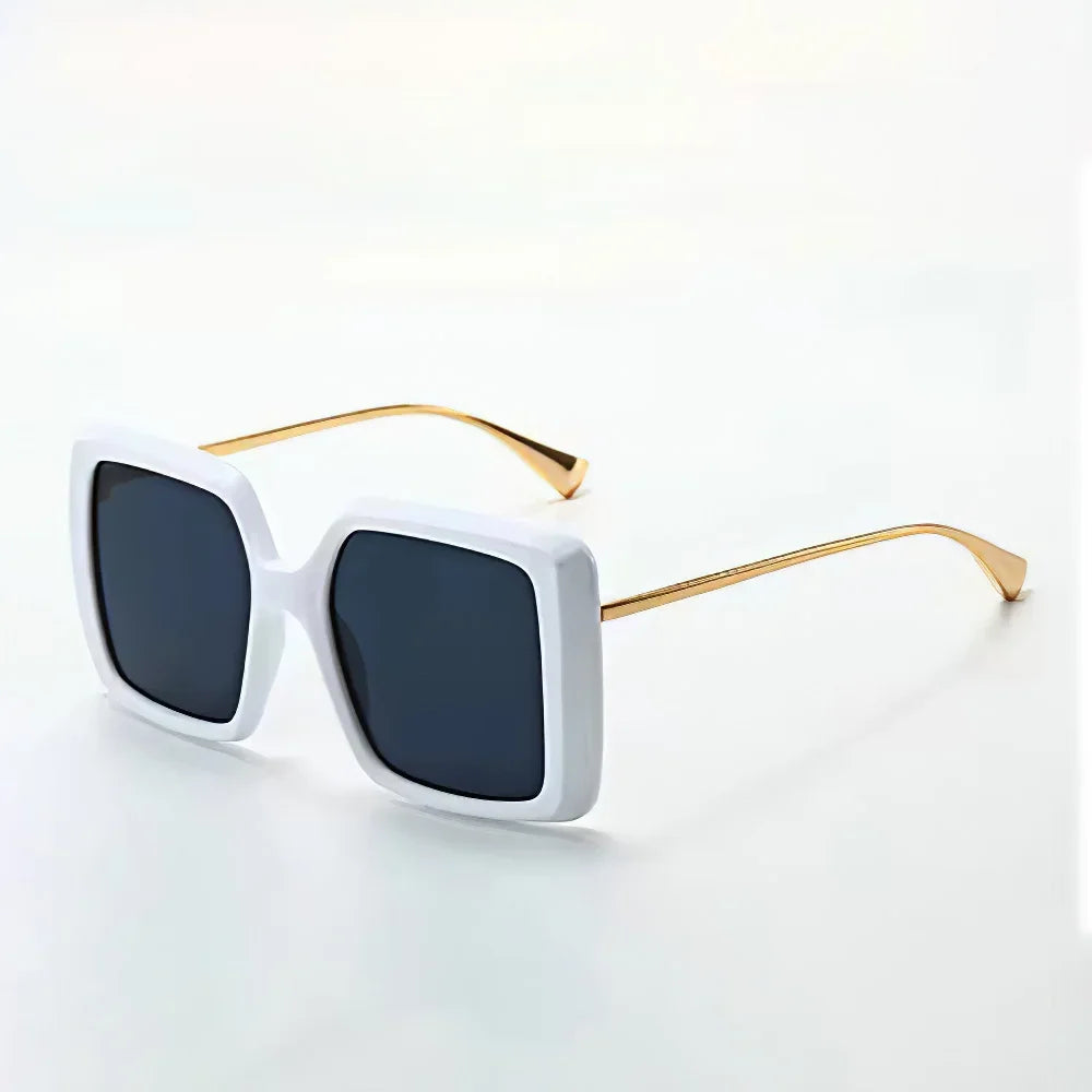 Vintage Trendy Sunglasses for Women – Metal Frame Gradient