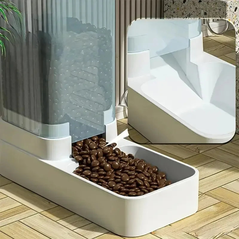 Automatic Pet Gravity Feeder & Waterer Set | For Cats & Dogs