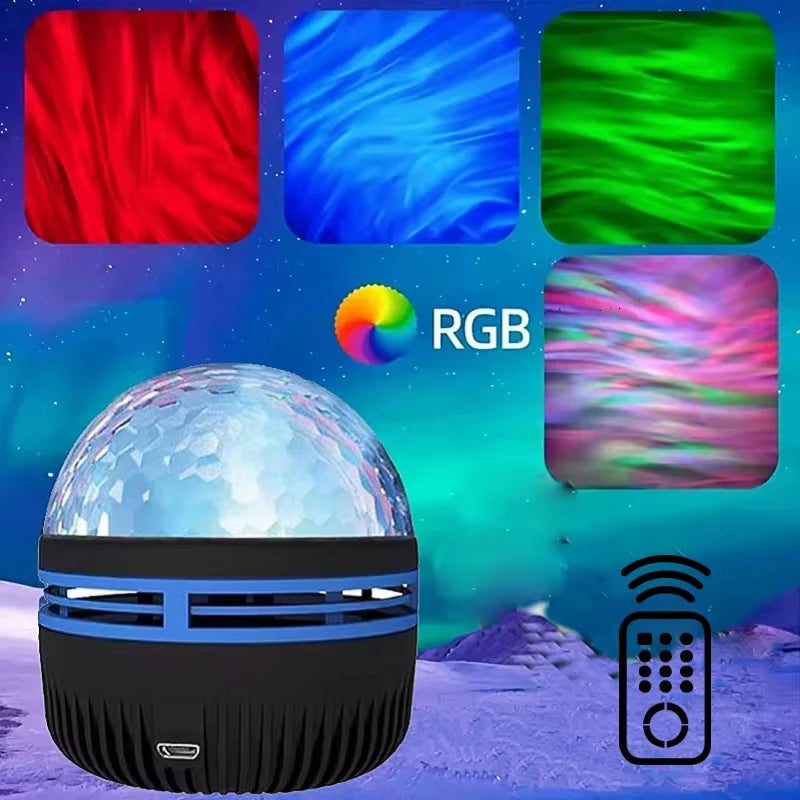 Star & Galaxy Projector Night Light – 7 Colors