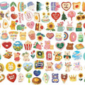 Korean Cute Cartoon Bear Watercolor Stickers – 108PCS