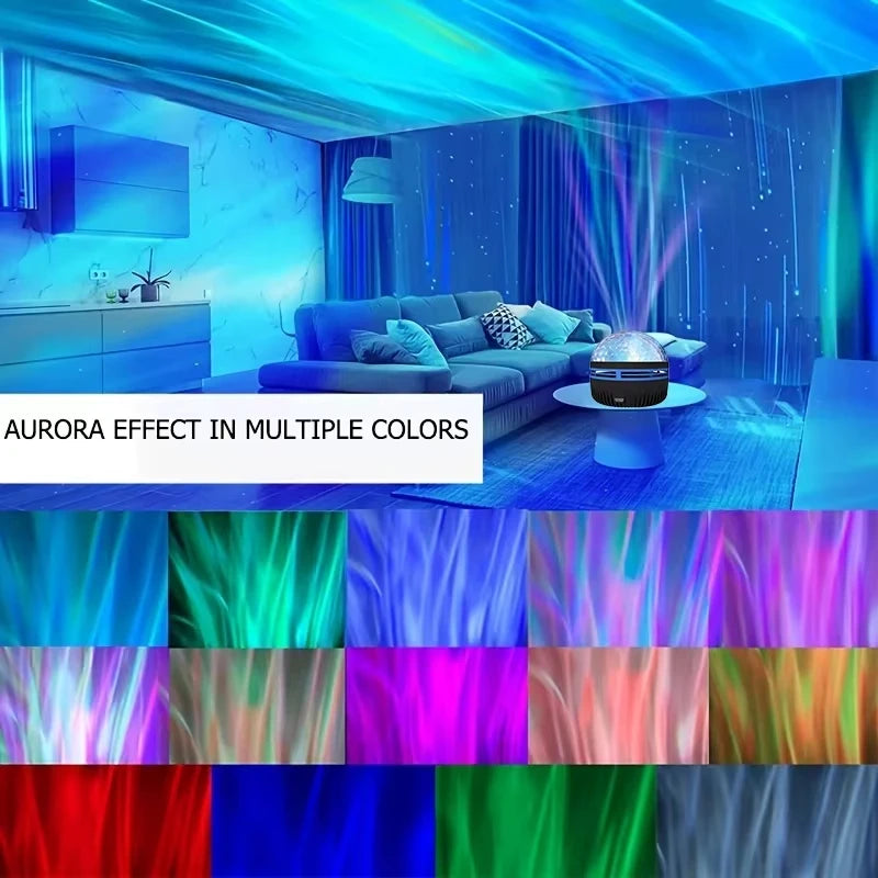 Star & Galaxy Projector Night Light – 7 Colors