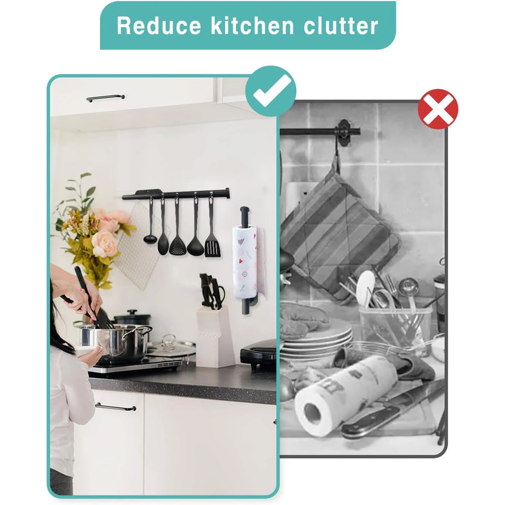 Adhesive Paper Towel & Tissue Roll Holder