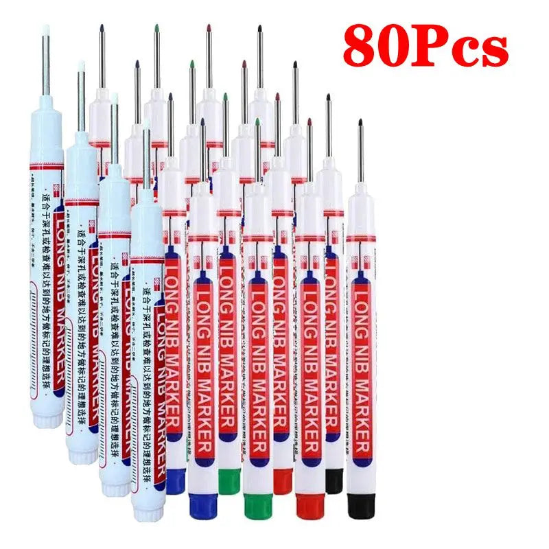 Deep Hole Long Nib Markers – Waterproof Multi-Purpose