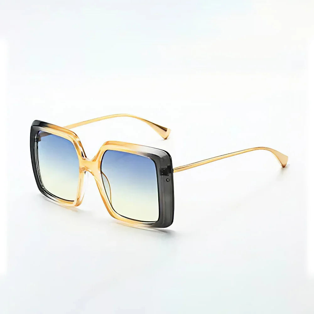 Vintage Trendy Sunglasses for Women – Metal Frame Gradient