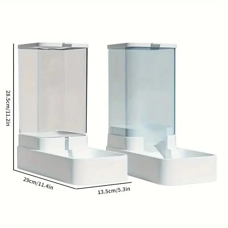 Automatic Pet Gravity Feeder & Waterer Set | For Cats & Dogs