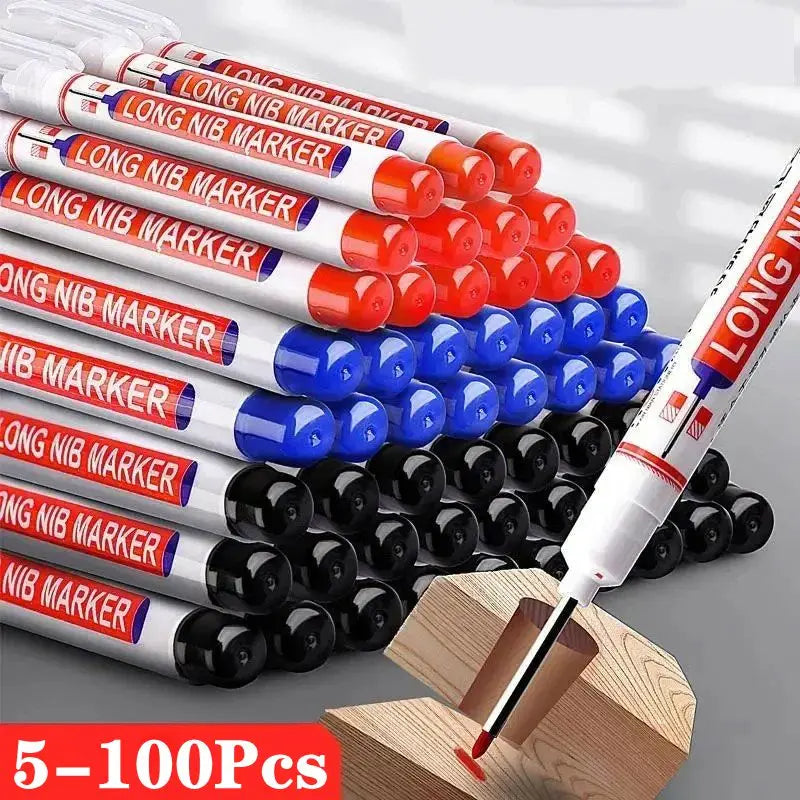Deep Hole Long Nib Markers – Waterproof Multi-Purpose