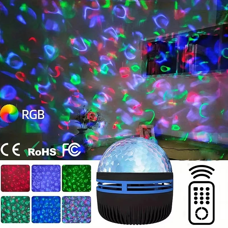 Star & Galaxy Projector Night Light – 7 Colors