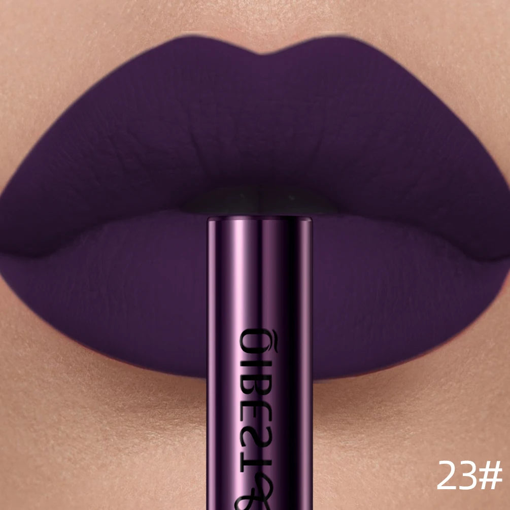 QiBest Matte Liquid Lipstick – 24 Colors