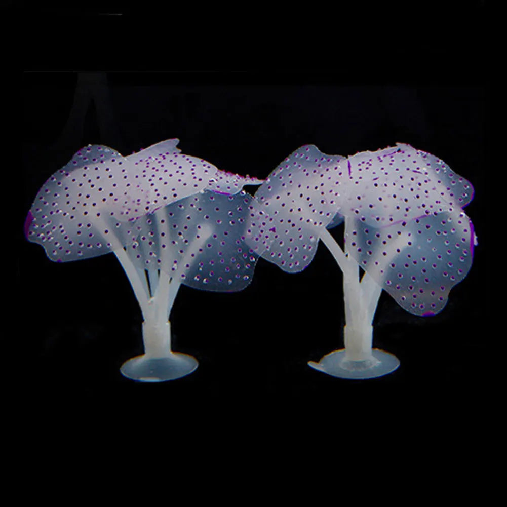 Luminous Anemone Artificial Plant – Aquarium Decor