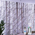 LED Fairy Curtain Lights – 8 Modes USB Remote