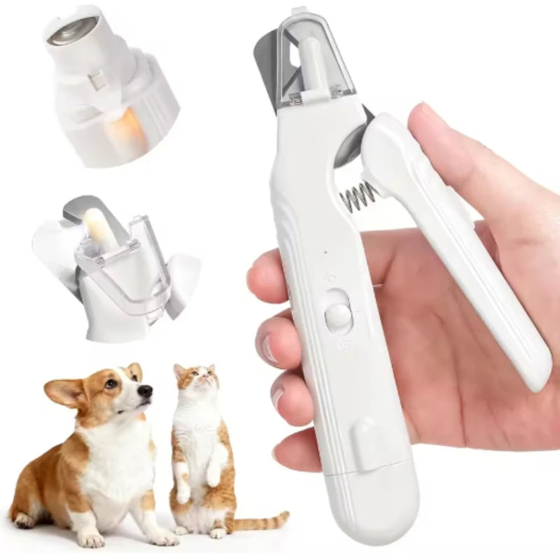 Quiet Pet Nail Grinder with LED Light | For Dogs & Cats