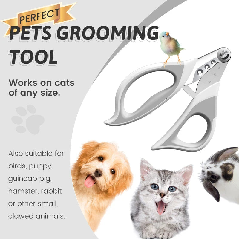 Benepaw 3-Hole Pet Nail Clipper | Safe Grooming for Cats & Small Animals