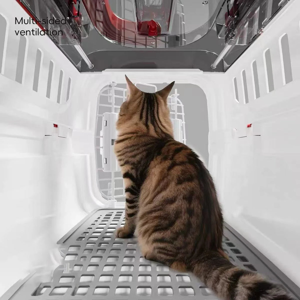 Airline Approved Portable Cat Carrier | Anti-Anxiety Travel Bag