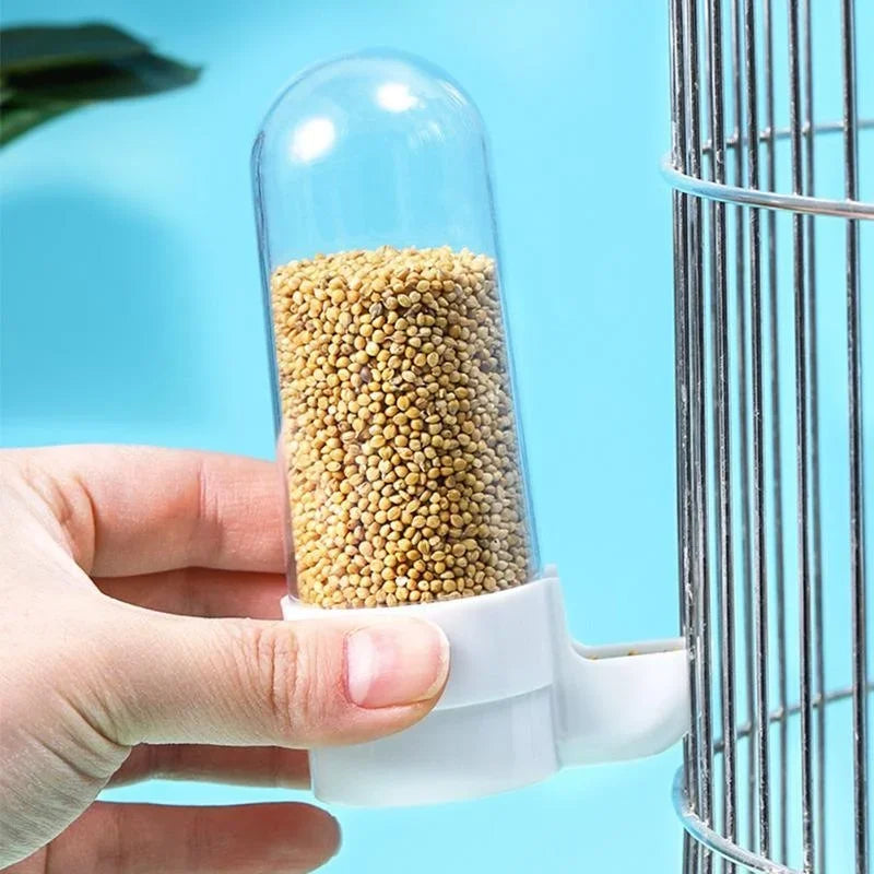 Hanging Bird Feeder & Water Dispenser | Cage Accessory for Parrots