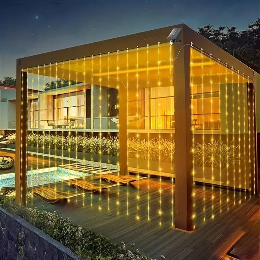 USB LED Curtain Fairy Lights – Multicolor, Warm & Whit